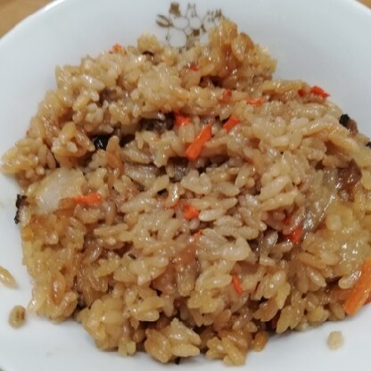 もち米使わず米におもちで作りました。簡単美味しく出来ました。